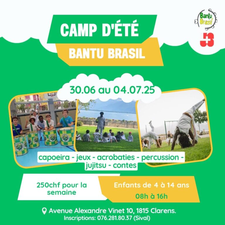 Camps de Capoeira Bantu Brasil - Eté 2025